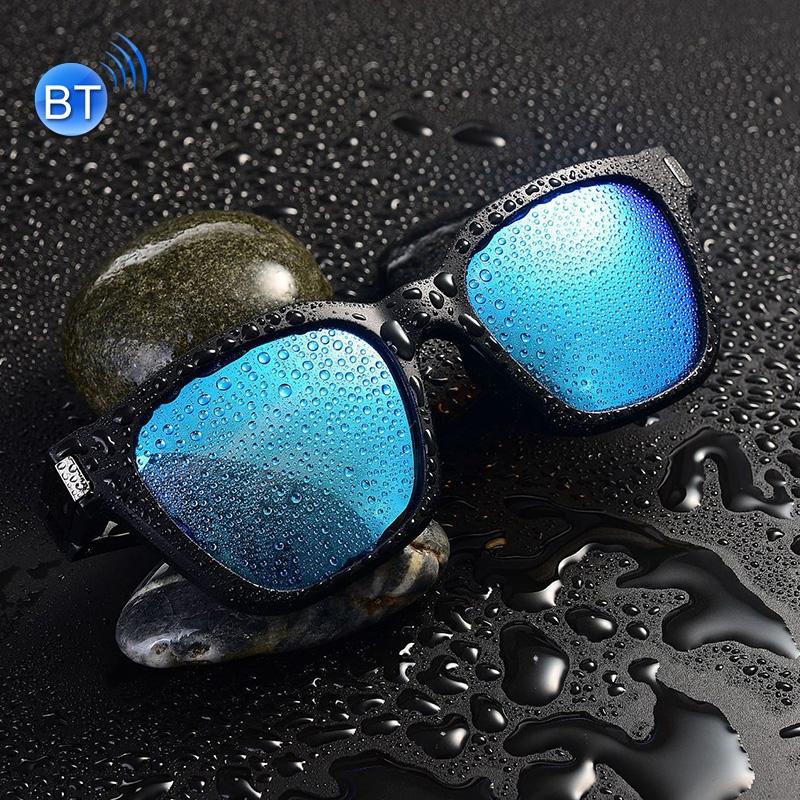 Waterproof Bluetooth Glasses Earphone - Mini Binaural Smart Call - Black Sunglasses