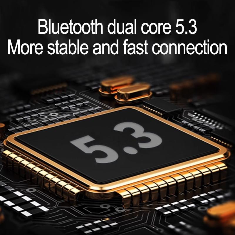 Coconut Ball Bluetooth Earphones with Charging Case - Black