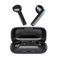 Touch Bluetooth Earphones with Charging Box & Indicator Light - Semi-in-ear - Black