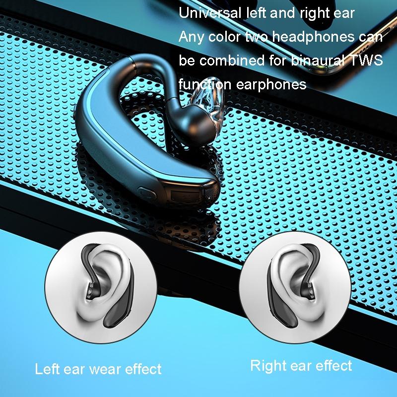 Business Bluetooth Earphones - Left / Right Rotation - Black