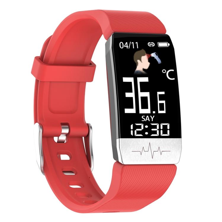 Waterproof Smart Bracelet With Blood Oxygen & Heart Rate Monitoring - Red