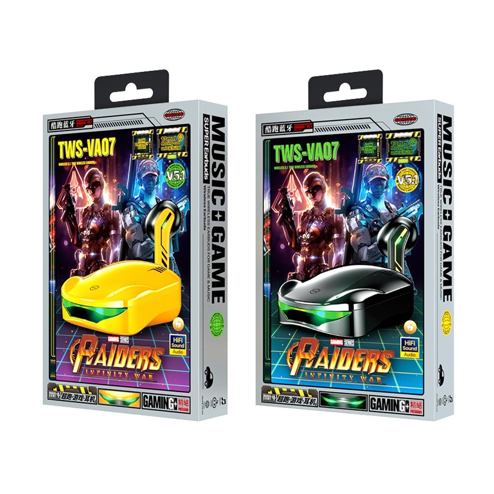 Wireless Gaming Earphones - Va07 Bluetooth - Black