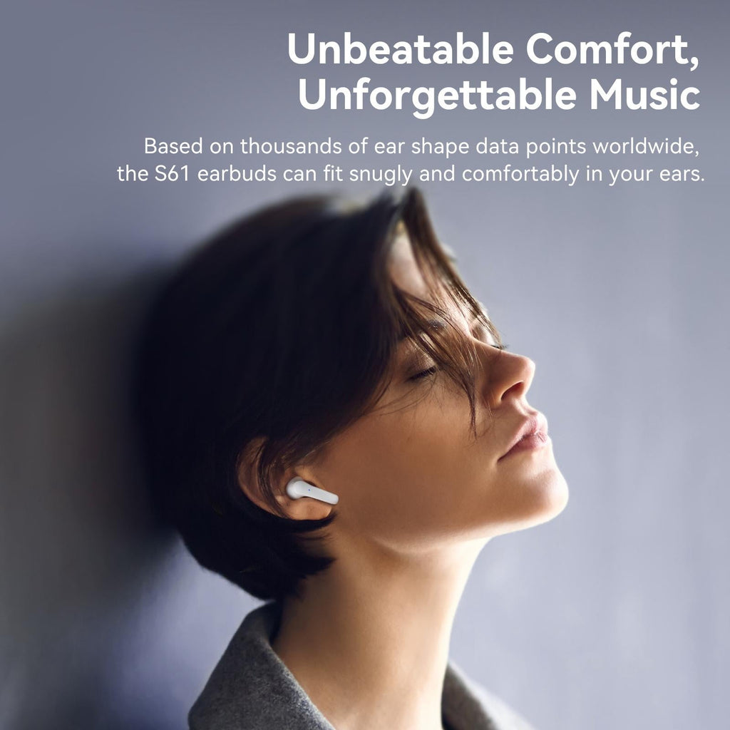 True Wireless Stereo Bluetooth Earphones - S61 - Black