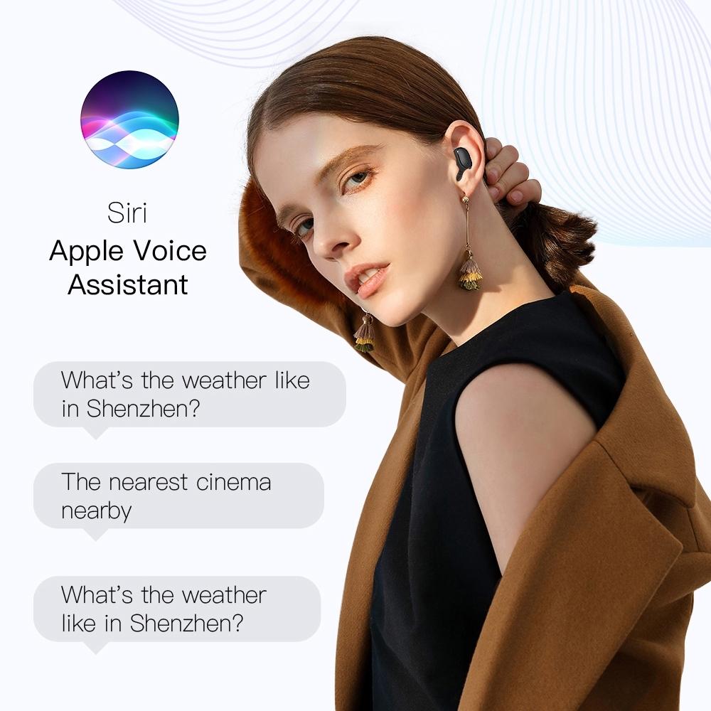 Wireless Bluetooth Earphones with E6s Led Display - Tws - Green