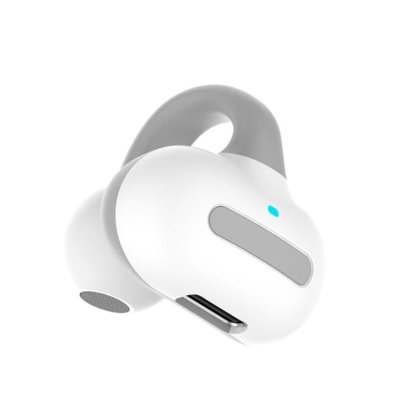 Wireless Single Ear Clip-on Bluetooth Earphone - M-s8 - Blue