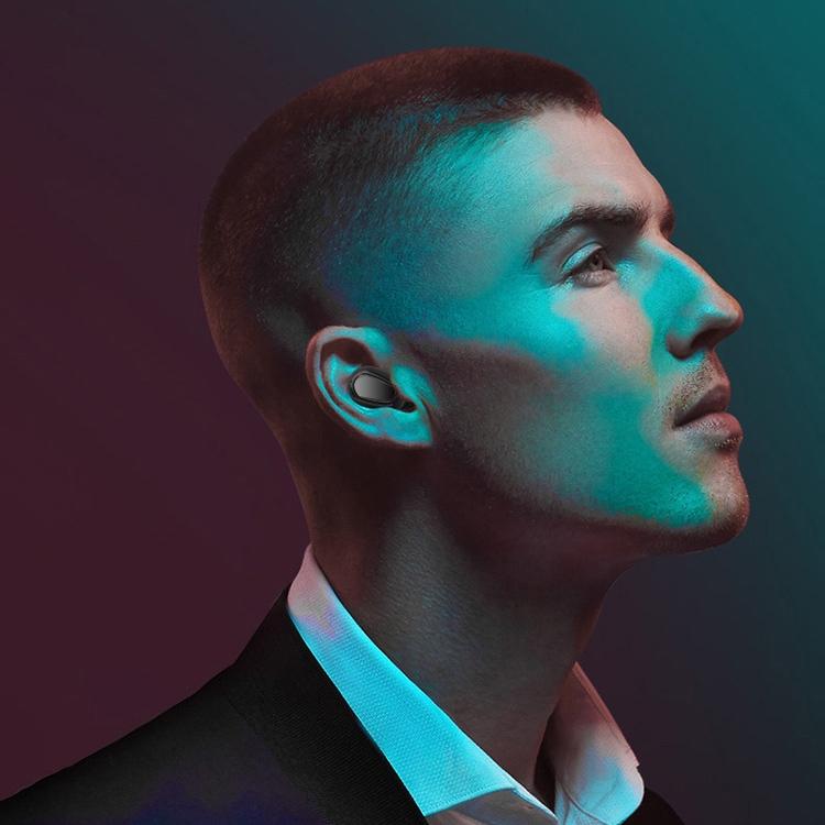 Wireless Bluetooth 5.0 Earphones with 9d Sound & Charging Box - Pink