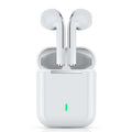 Wireless t & g J18 Bluetooth Earphones with Charging Box - White