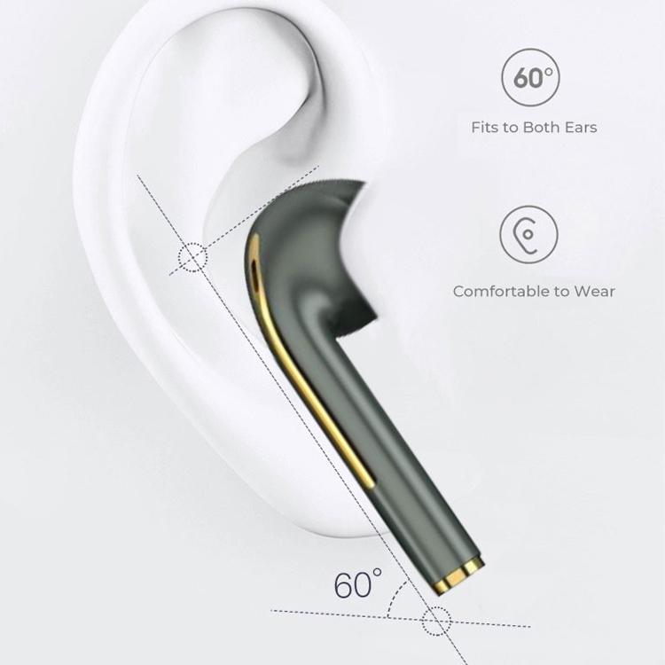 Wireless t & g J18 Bluetooth Earphones with Charging Box - White