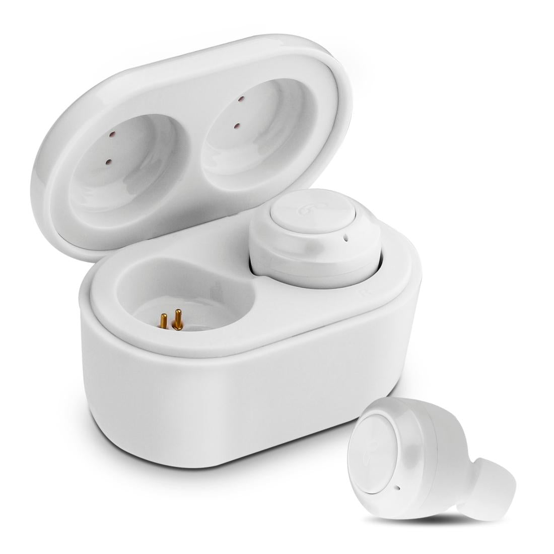 Bluetooth 5.0 Earphones with Magnetic Charging Box - Wireless - White