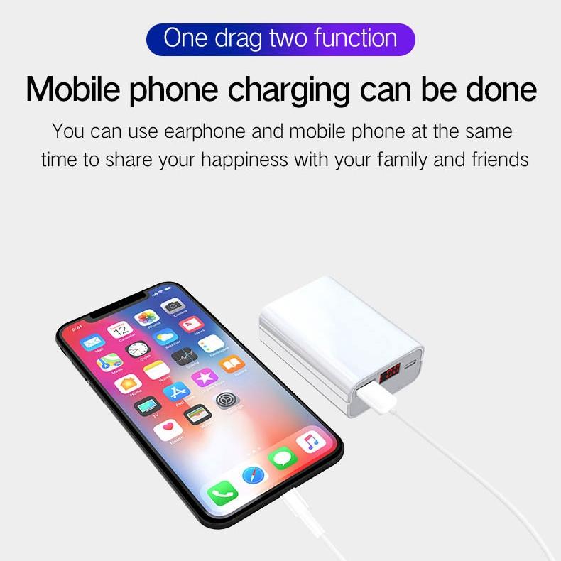 Wireless 3d Stereo Earphones with Bluetooth 5.0 - White