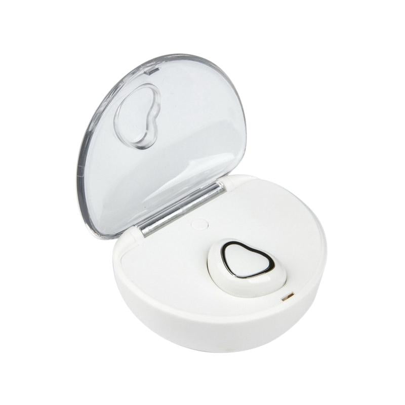 Mini Wireless Bluetooth Earphones with Charging Box - X7 4.1 - White