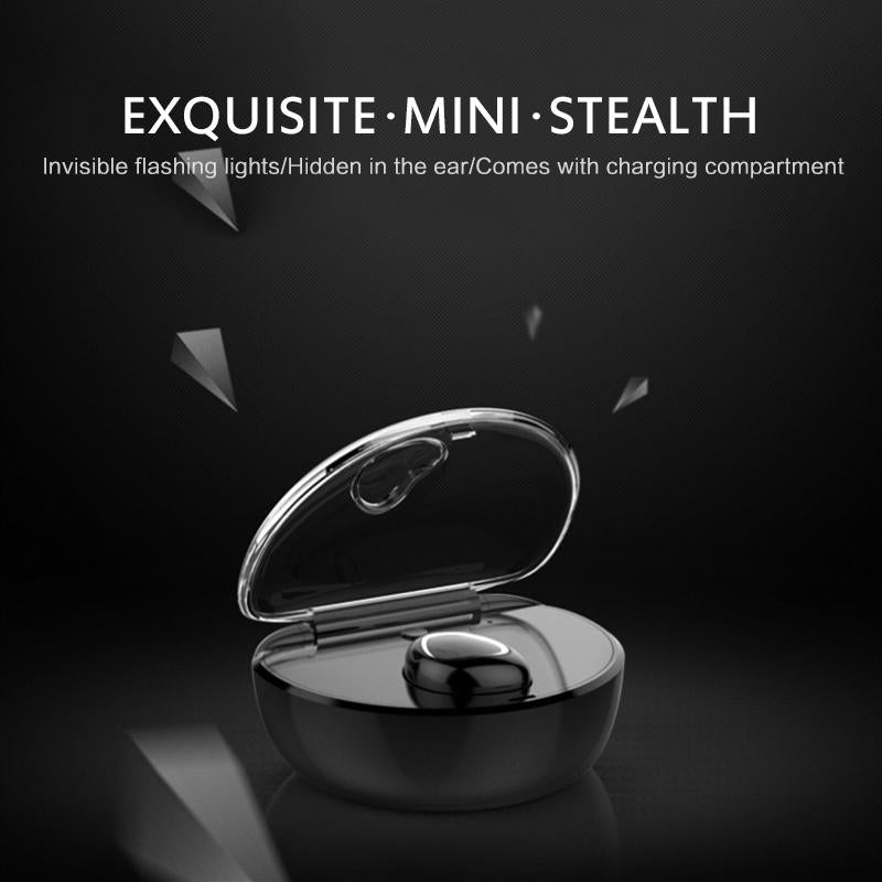Mini Wireless Bluetooth Earphones with Charging Box - X7 4.1 - White