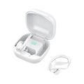 Wireless Bluetooth Earphones with Charging Box and Digital Display - 258 - White