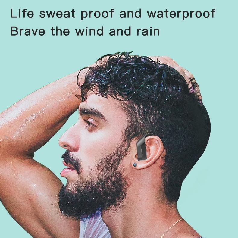 Wireless Bluetooth Earphones with Charging Box and Digital Display - 258 - White